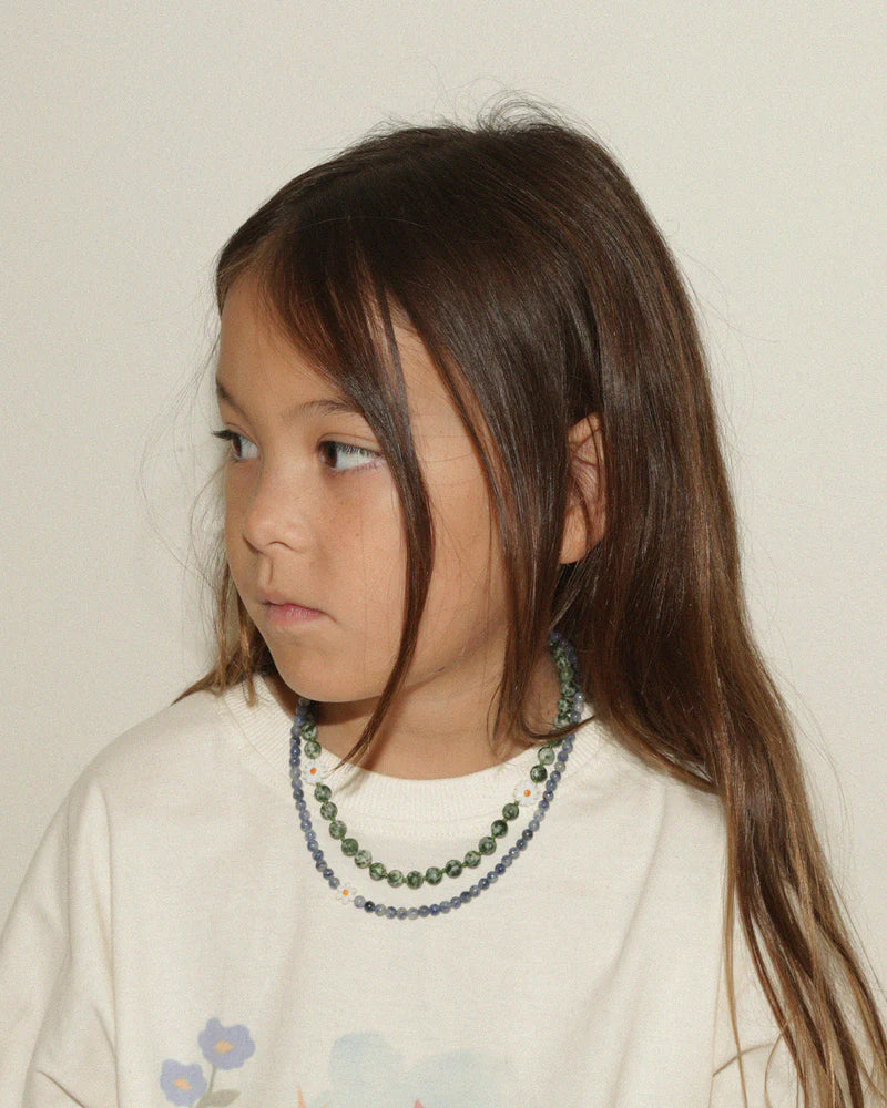 Jasper Flower Necklace