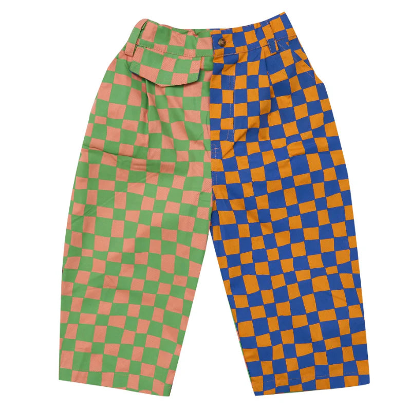 Multi Check Pant