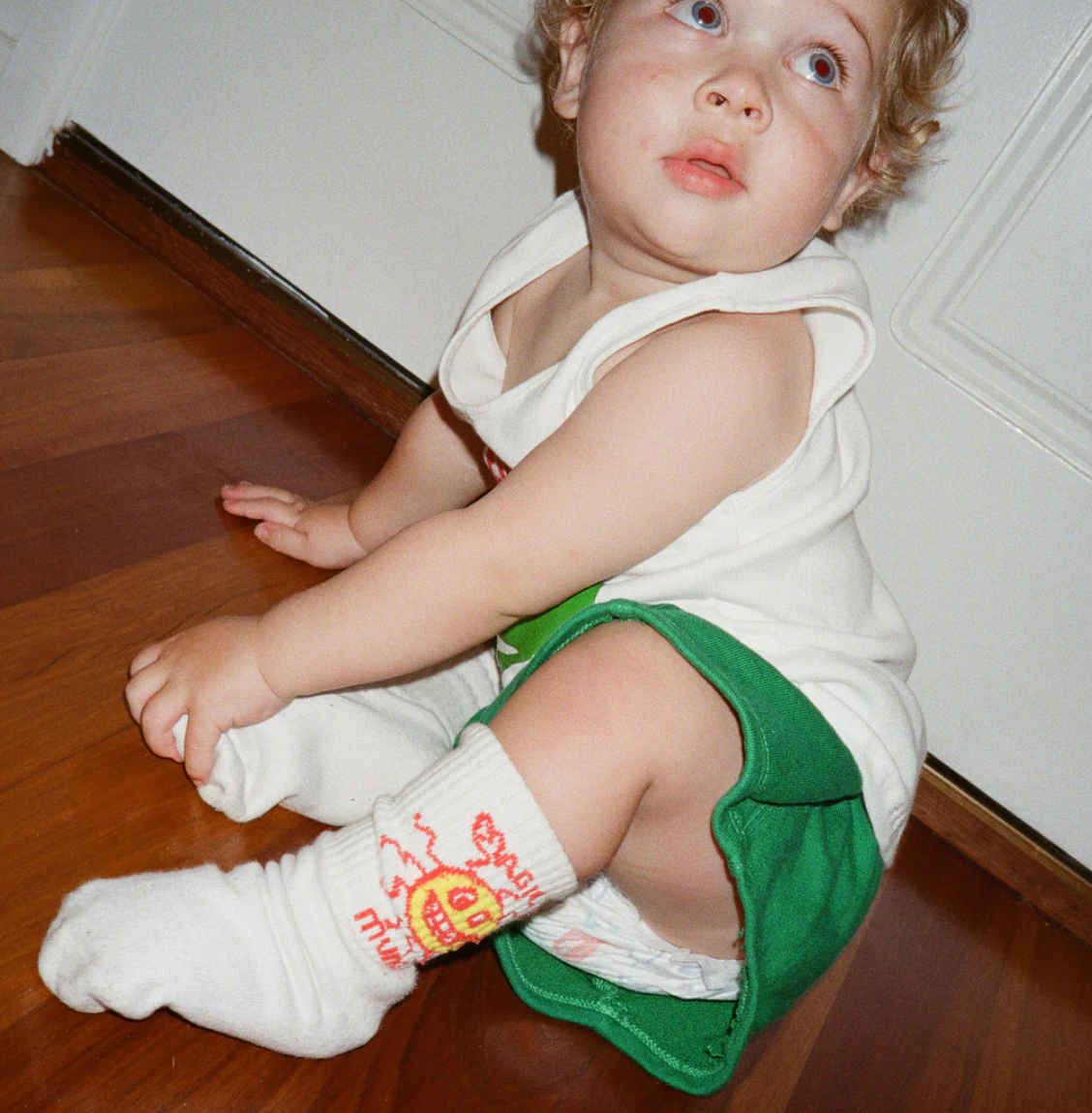 Wiggly Sun Socks