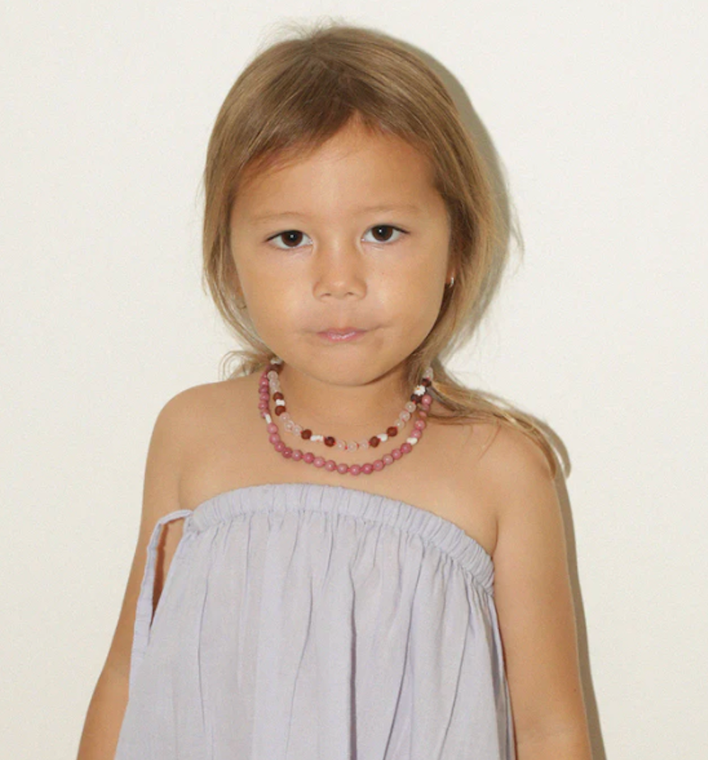 Amber Flower Necklace
