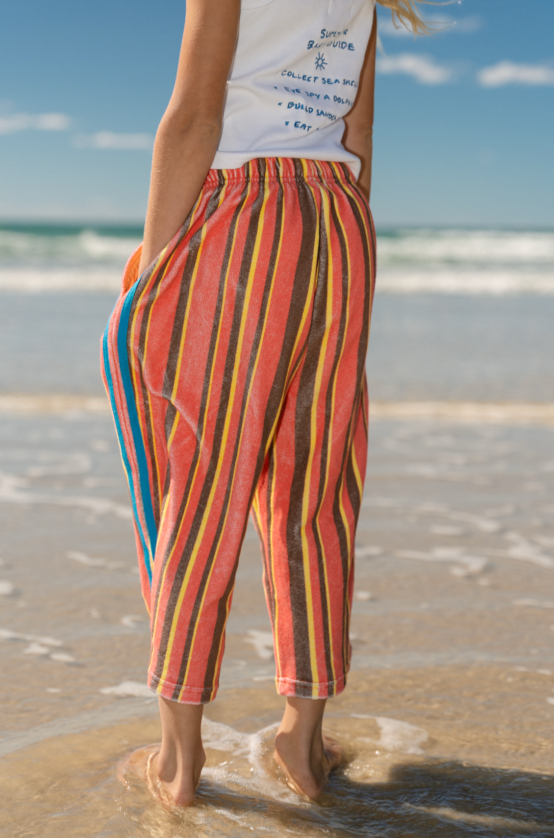Striped Terry Pants