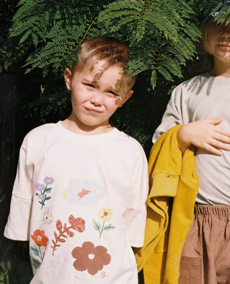 Fluers Tee - Our Mates kids clothing, additional view