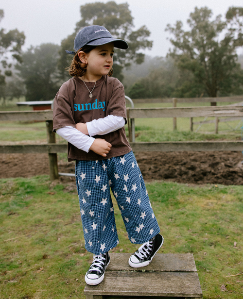 Plaid Star Pants