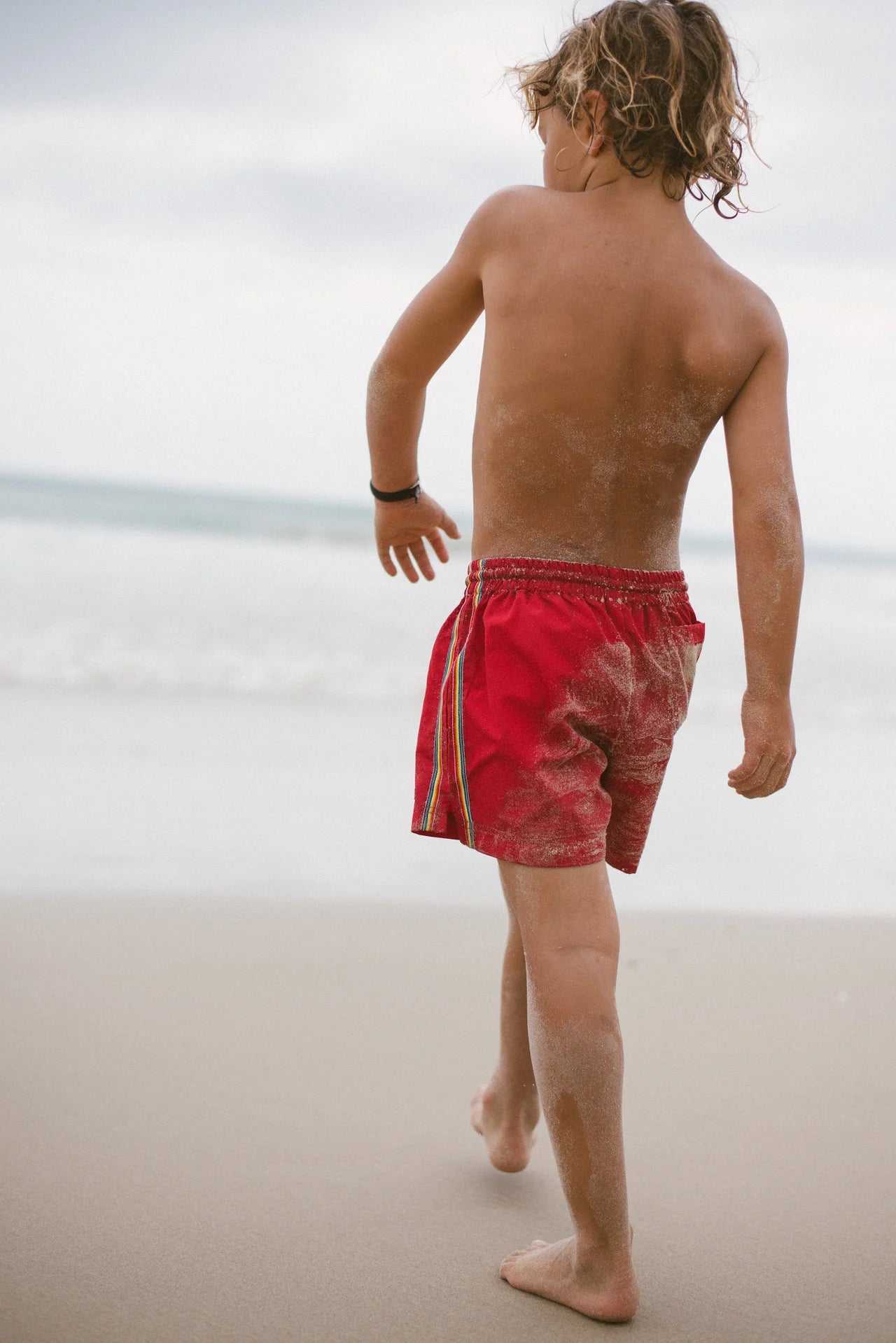 Rainbow Red Board Short