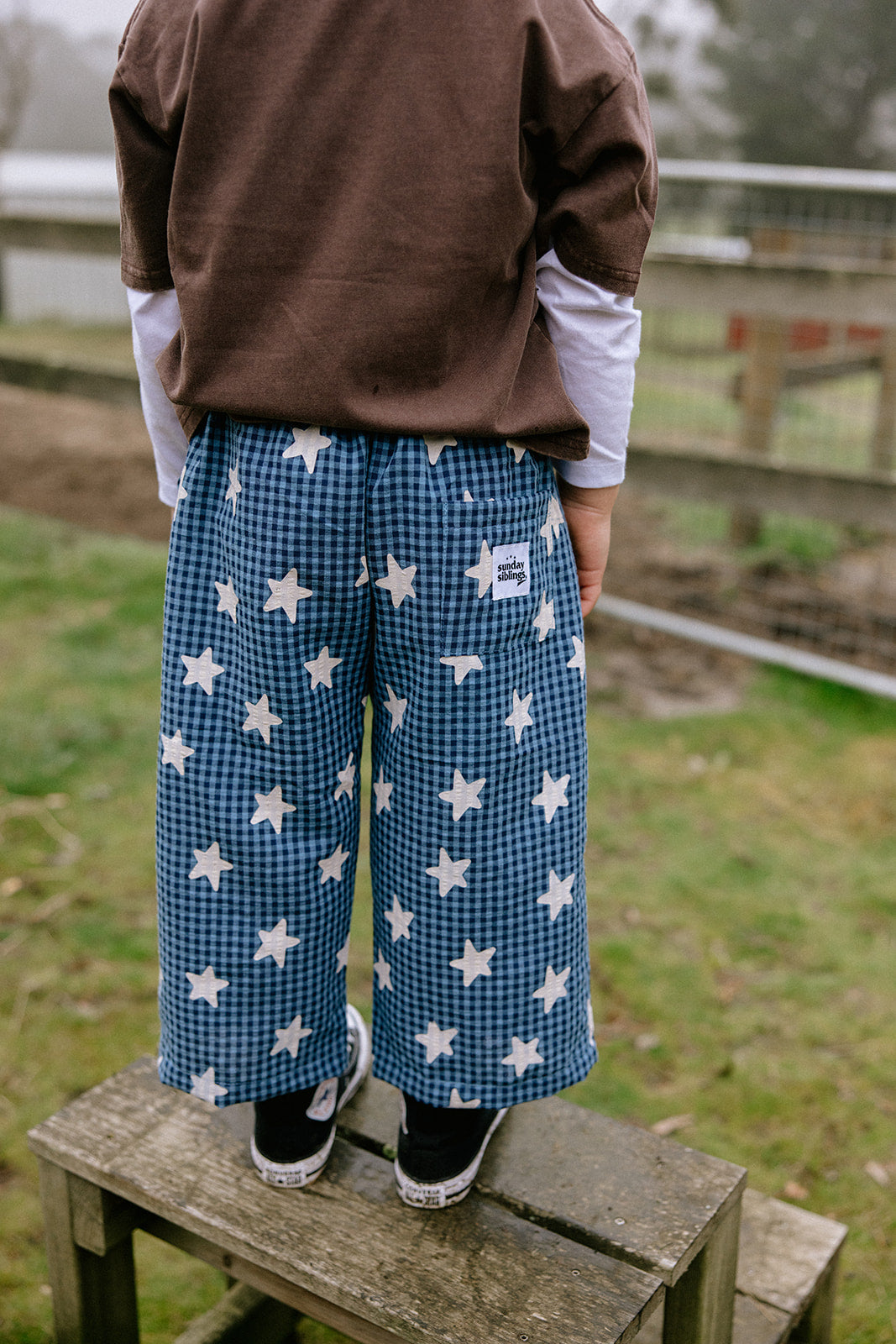 Plaid Star Pants